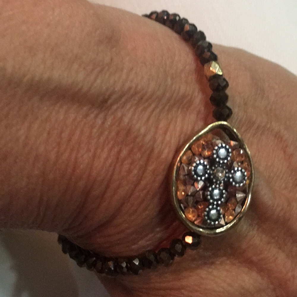 Faith Christian Cross Bracelet Adjust 7-9” - Picture 4 of 5